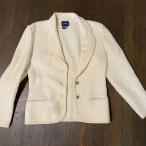 Allen Solly Scarlet cream Wool vintage British Blazer Size 6